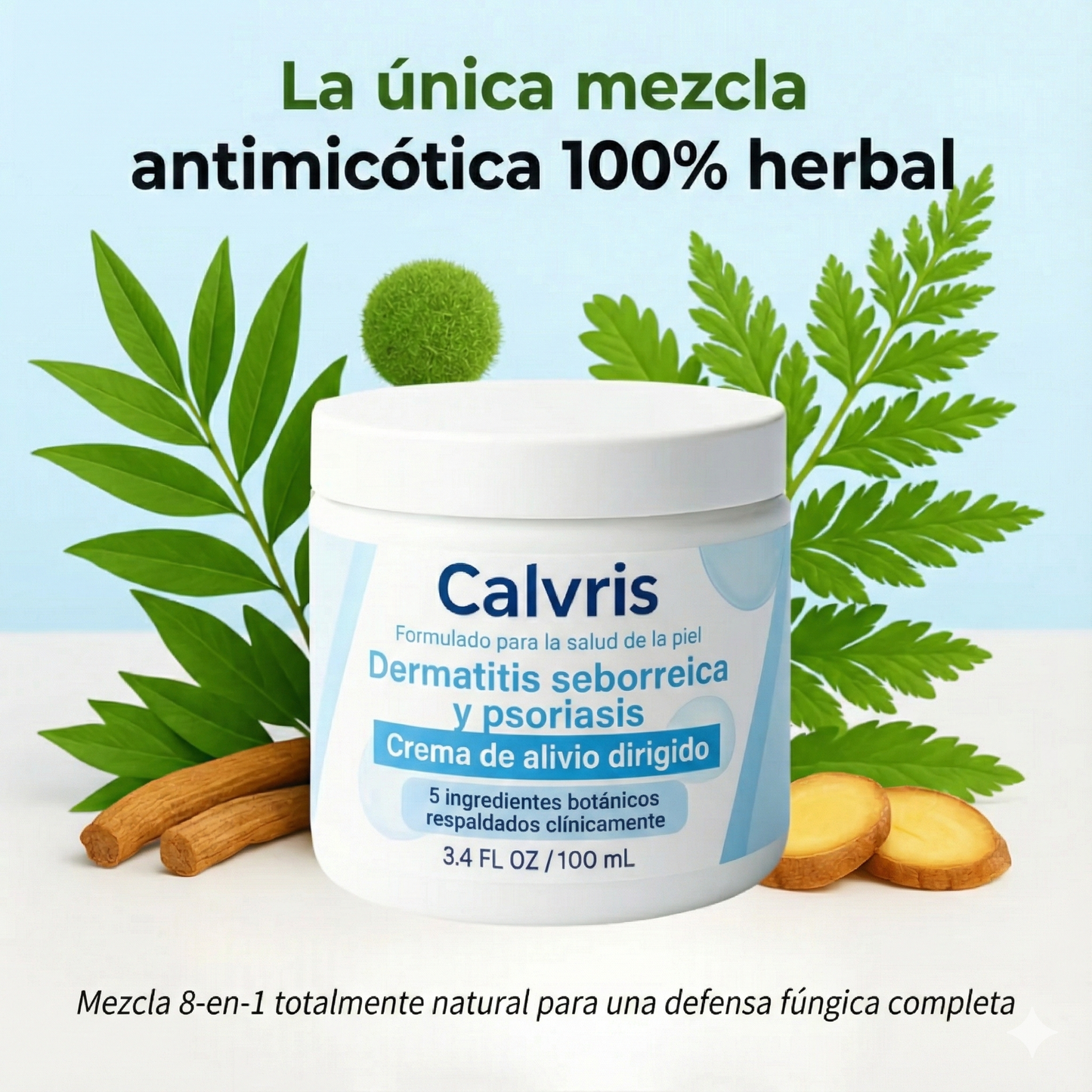 Crema para dermatitis seborreica y psoriasis