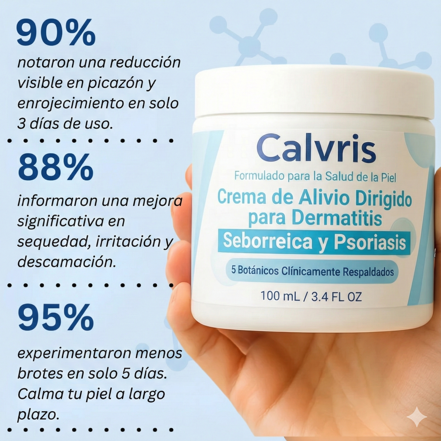 Crema para dermatitis seborreica y psoriasis